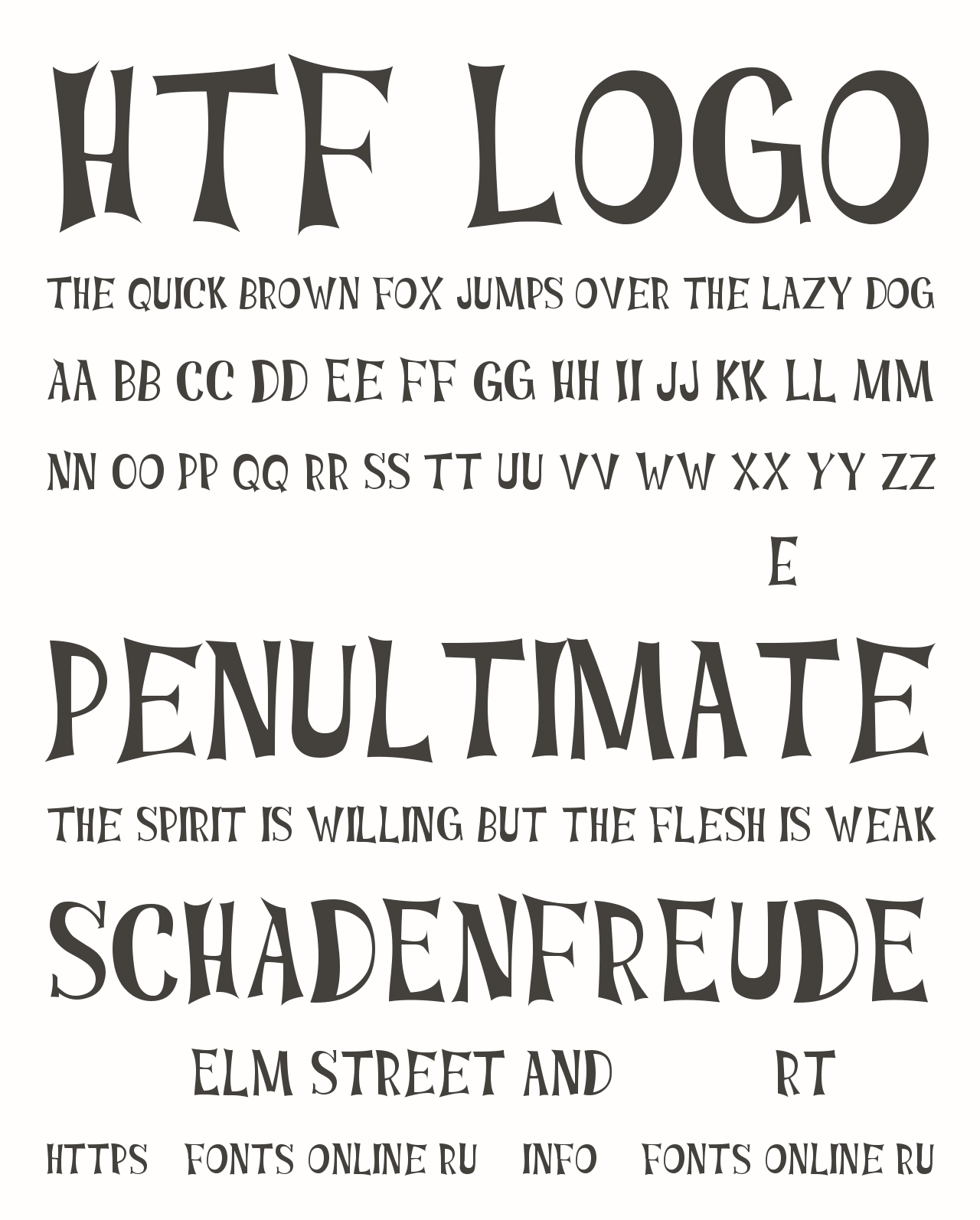 HTF Logo Free Font Download